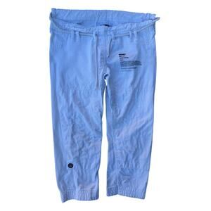 Shoyoroll Gi Pants Mens White BJJ Jiu Jitsu Grappling Kimono Cotton